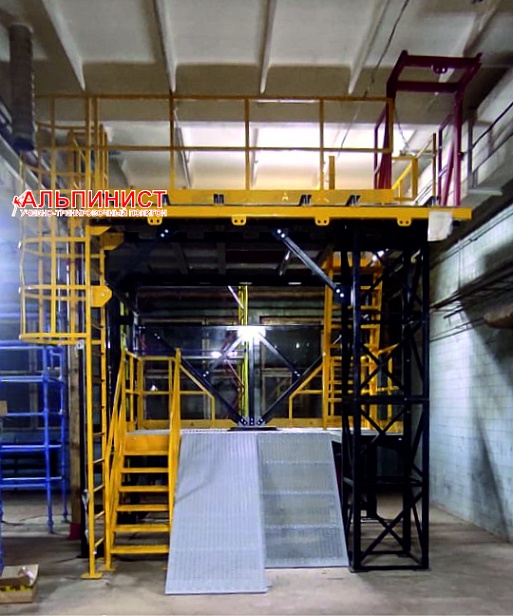  г. Курчатов.ООО "НГК" установило учебный полигон "Альпинист 03-02-5" для повышения квалификации специалистов  